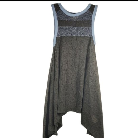 Free People We the Free Bumble bee Shark bite tunic top XS Tall petite - Picture 1 of 6